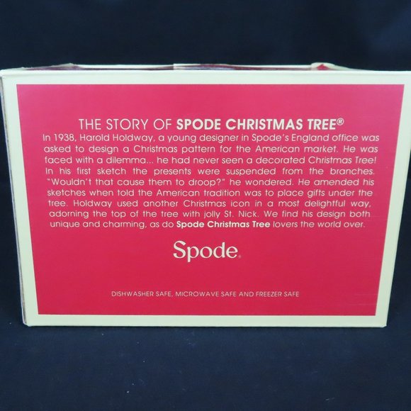 Spode Christmas Tree Candy Basket - Picture 4 of 10